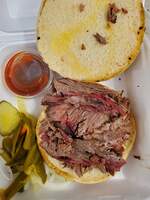 Brisket sandwich